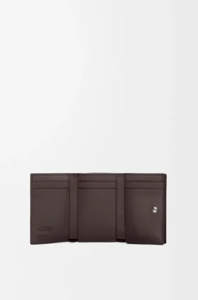 サテンカーフスキン製 3つ折り財布