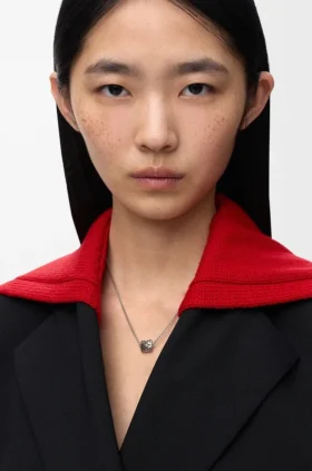 スターリングシルバー製 Anagram ボンベ ネックレス