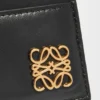 光沢のあるナッパカーフスキン製「Anagram」プレーンカードホルダー 光沢のあるナッパカーフスキン製「Anagram」プレーンカードホルダー