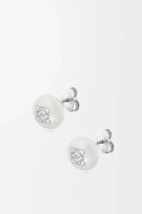 スターリングシルバー製Anagram Pebbleスタッドピアス