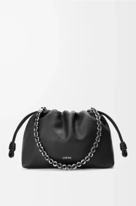 ファイングレインカーフスキン製 ミディアム・Flamenco Purse
