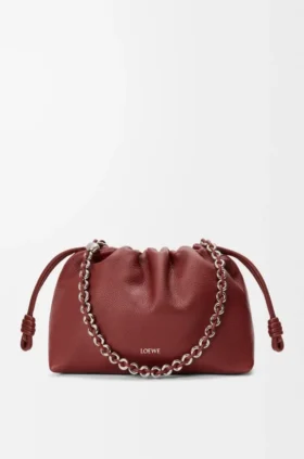 ファイングレインカーフスキン製 ミディアム・Flamenco Purse