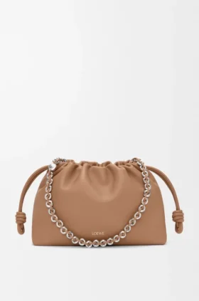 メロー・ナッパ・ラムスキン製 ミディアム・Flamenco Purse