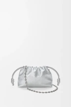 モアレプリントのカーフスキン製 ミニ・Flamenco Purse