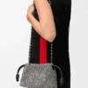 ビーズとナッパラムスキンを使用したミニ・Flamenco Purse ビーズとナッパラムスキンを使用したミニ・Flamenco Purse