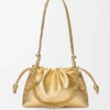 ラミネート加工ラムスキン製 ミディアム Flamenco Purse ラミネート加工ラムスキン製 ミディアム Flamenco Purse