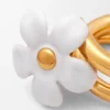 スターリングシルバーとエナメル製の「Flor」リング スターリングシルバーとエナメル製の「Flor」リング