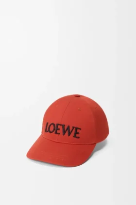 loewe コットンキャンバス製キャップ