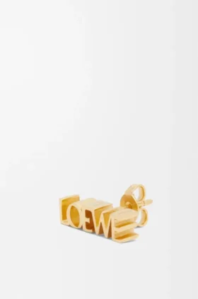 loewe グラフィック シングルイヤリング（スターリングシルバー製）