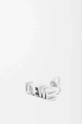 loewe グラフィック シングルイヤリング（スターリングシルバー製）