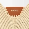 ラフィアとカーフスキンを使用したミディアムサイズのloeweスイングバッグ ラフィアとカーフスキンを使用したミディアムサイズのloeweスイングバッグ