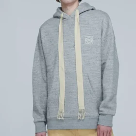メンズ loewe Anagram 刺繍入り フード付き長袖 グレー H6109701Si
