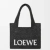 ラフィア製 ミディアム loewe Font Toteバッグ ラフィア製 ミディアム loewe Font Toteバッグ