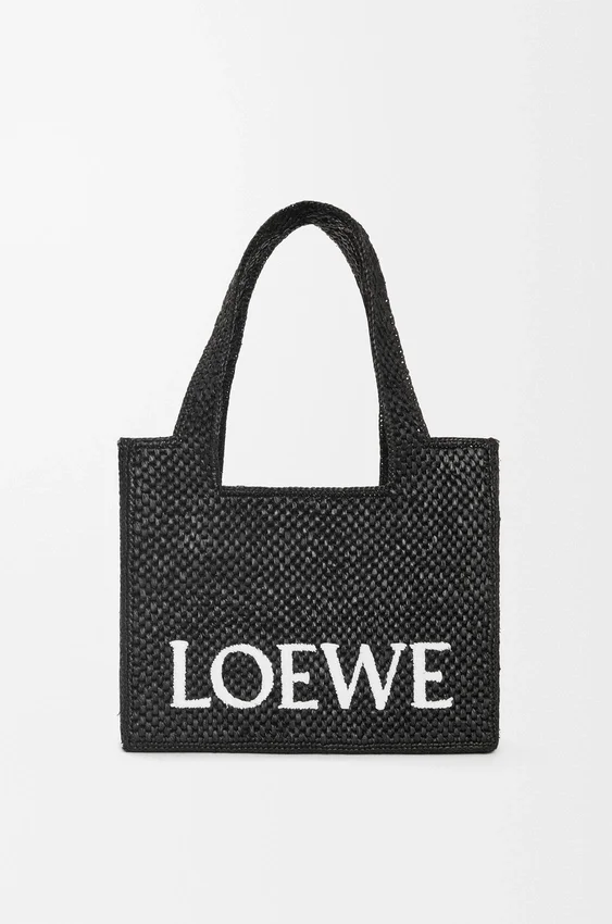 ラフィア製 ミディアム loewe Font Toteバッグ ラフィア製 ミディアム loewe Font Toteバッグ