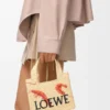 ラフィア製 ミニ・loewe Font Toteバッグ ラフィア製 ミニ・loewe Font Toteバッグ