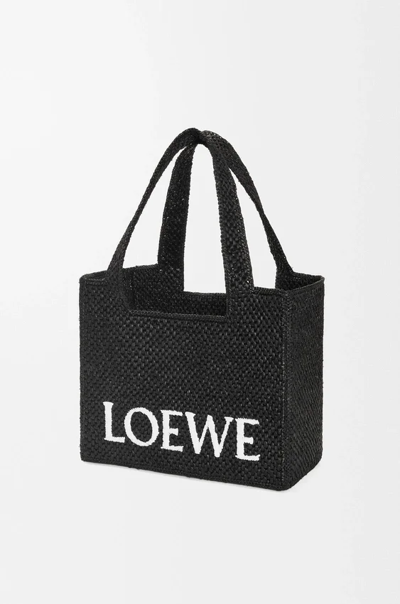 ラフィア製 ミディアム loewe Font Toteバッグ ラフィア製 ミディアム loewe Font Toteバッグ