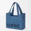 ラフィア製 ミディアム loewe Font Toteバッグ ラフィア製 ミディアム loewe Font Toteバッグ