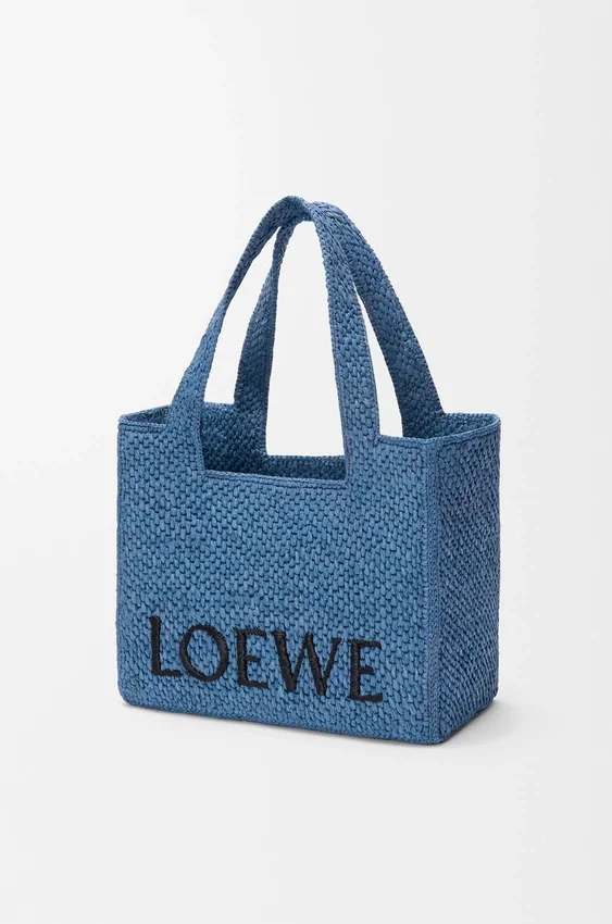 ラフィア製 ミディアム loewe Font Toteバッグ ラフィア製 ミディアム loewe Font Toteバッグ