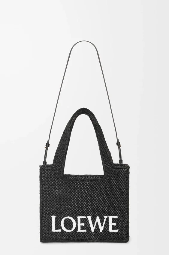 ラフィア製 ミディアム loewe Font Toteバッグ ラフィア製 ミディアム loewe Font Toteバッグ