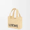 ラフィア製 ミニ・loewe Font Toteバッグ ラフィア製 ミニ・loewe Font Toteバッグ