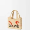 ラフィア製 ミニ・loewe Font Toteバッグ ラフィア製 ミニ・loewe Font Toteバッグ