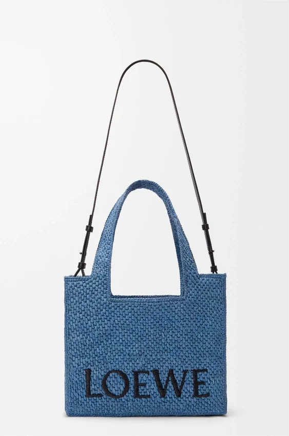 ラフィア製 ミディアム loewe Font Toteバッグ ラフィア製 ミディアム loewe Font Toteバッグ