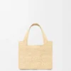 ラフィア製 ミニ・loewe Font Toteバッグ ラフィア製 ミニ・loewe Font Toteバッグ