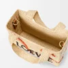 ラフィア製 ミニ・loewe Font Toteバッグ ラフィア製 ミニ・loewe Font Toteバッグ