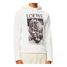 メンズ loewe マスクプリント ホワイト H6109730Pc-2100