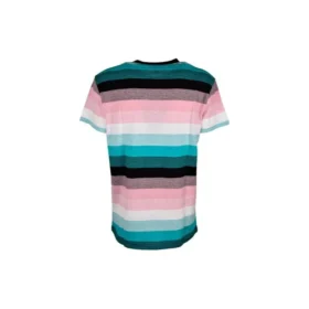 メンズ loewe コットンストライプ 刺繍ロゴ 半袖 Tシャツ H6109950Pc-9990
