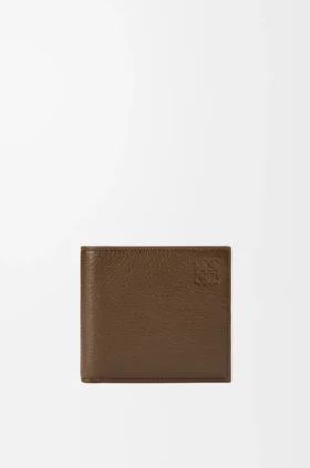 鹿革製二つ折り財布