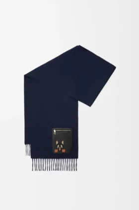 ウールとカシミアのスカーフ