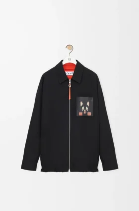 コットン製オーバーシャツ