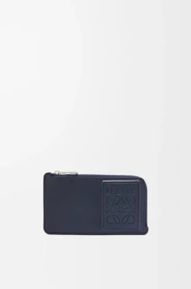サテンカーフスキン製コインカードホルダー