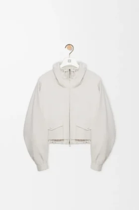 コットンとシルクのジャケット