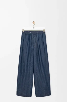 コットン製ドローストリングパンツ