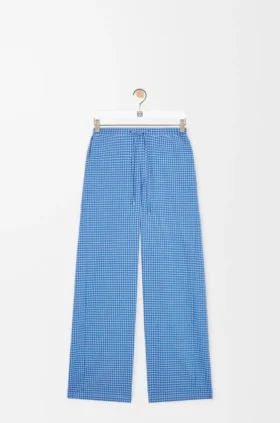 コットン製ドローストリングパンツ