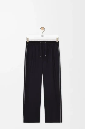 ウール製ドローストリングパンツ