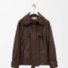 カーフスキン製「アロー」ショートストラップ