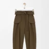 コットンとシルクのカーゴパンツ コットンとシルクのカーゴパンツ
