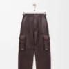 ナッパラムスキンとコットン製のカーゴパンツ ナッパラムスキンとコットン製のカーゴパンツ