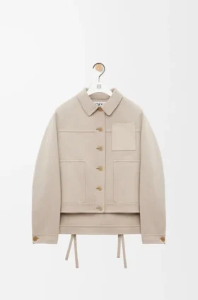 ウールとカシミア製のワークウェアジャケット