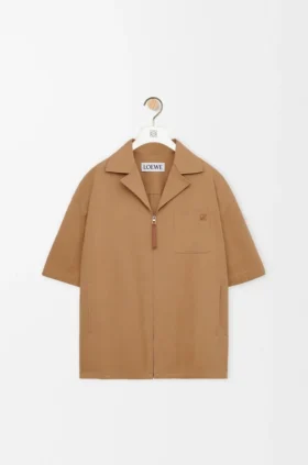 コットン製半袖シャツ