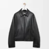 ナッパラムスキン製のジップアップジャケット ナッパラムスキン製のジップアップジャケット
