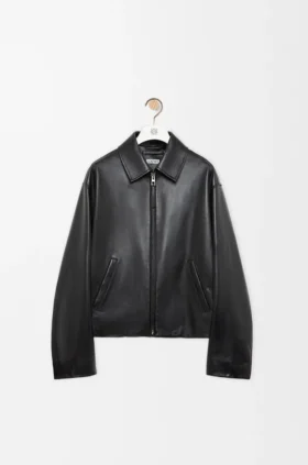 ナッパラムスキン製のジップアップジャケット