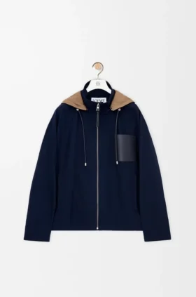 コットン製フード付きジャケット