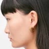 スターリングシルバー製 スタックドフープピアス スターリングシルバー製 スタックドフープピアス