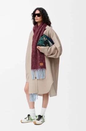 ウールとカシミア製のコート