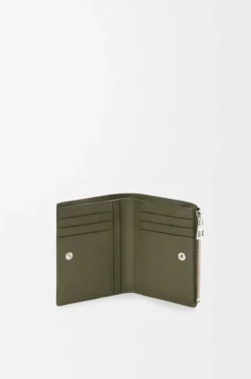 ソフトグレインカーフスキン製 スリムコンパクト財布