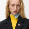 スターリングシルバーとエナメル製の「スカラベオ」ブローチ スターリングシルバーとエナメル製の「スカラベオ」ブローチ